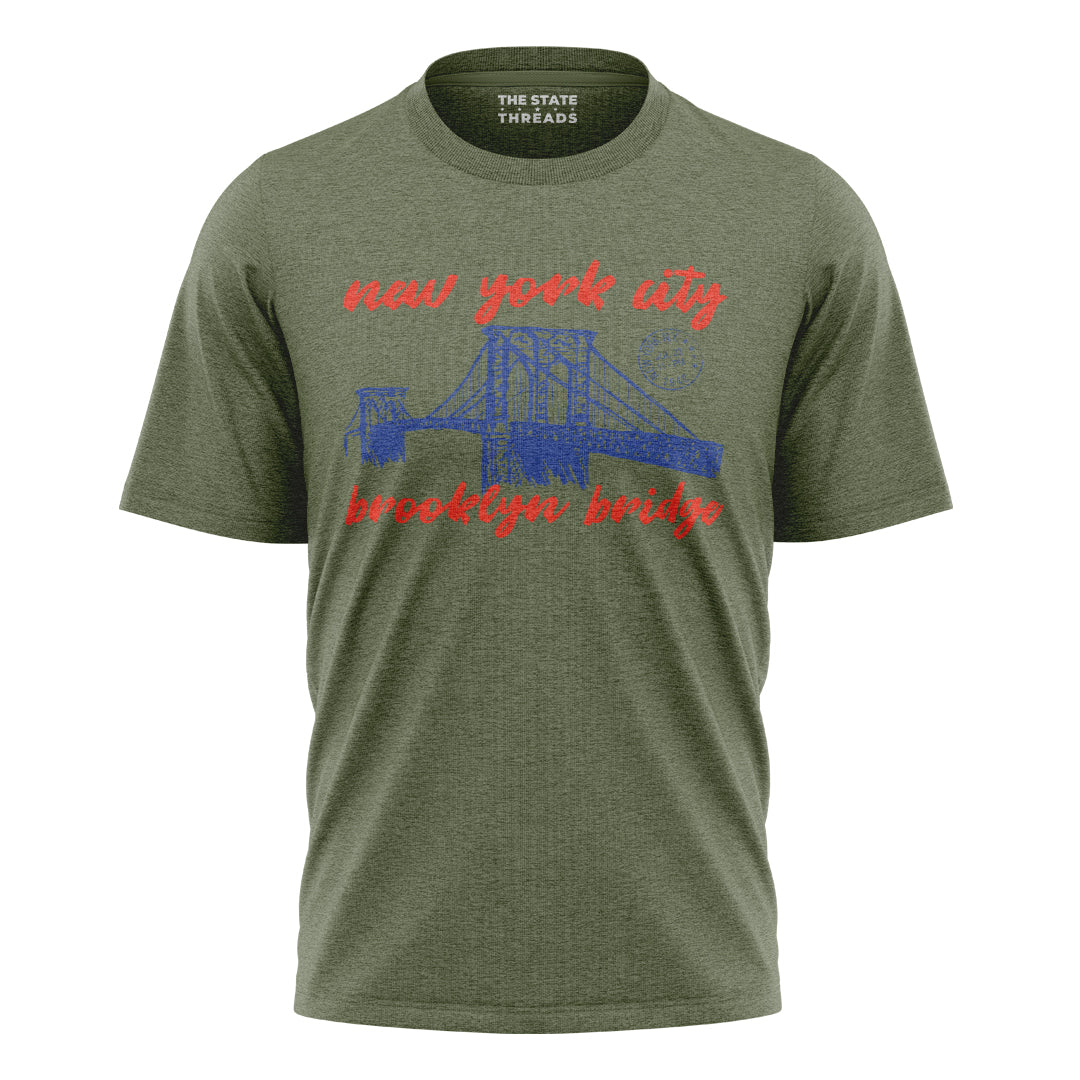 Vintage Brooklyn Bridge T-Shirt | NYC Streetwear Tee