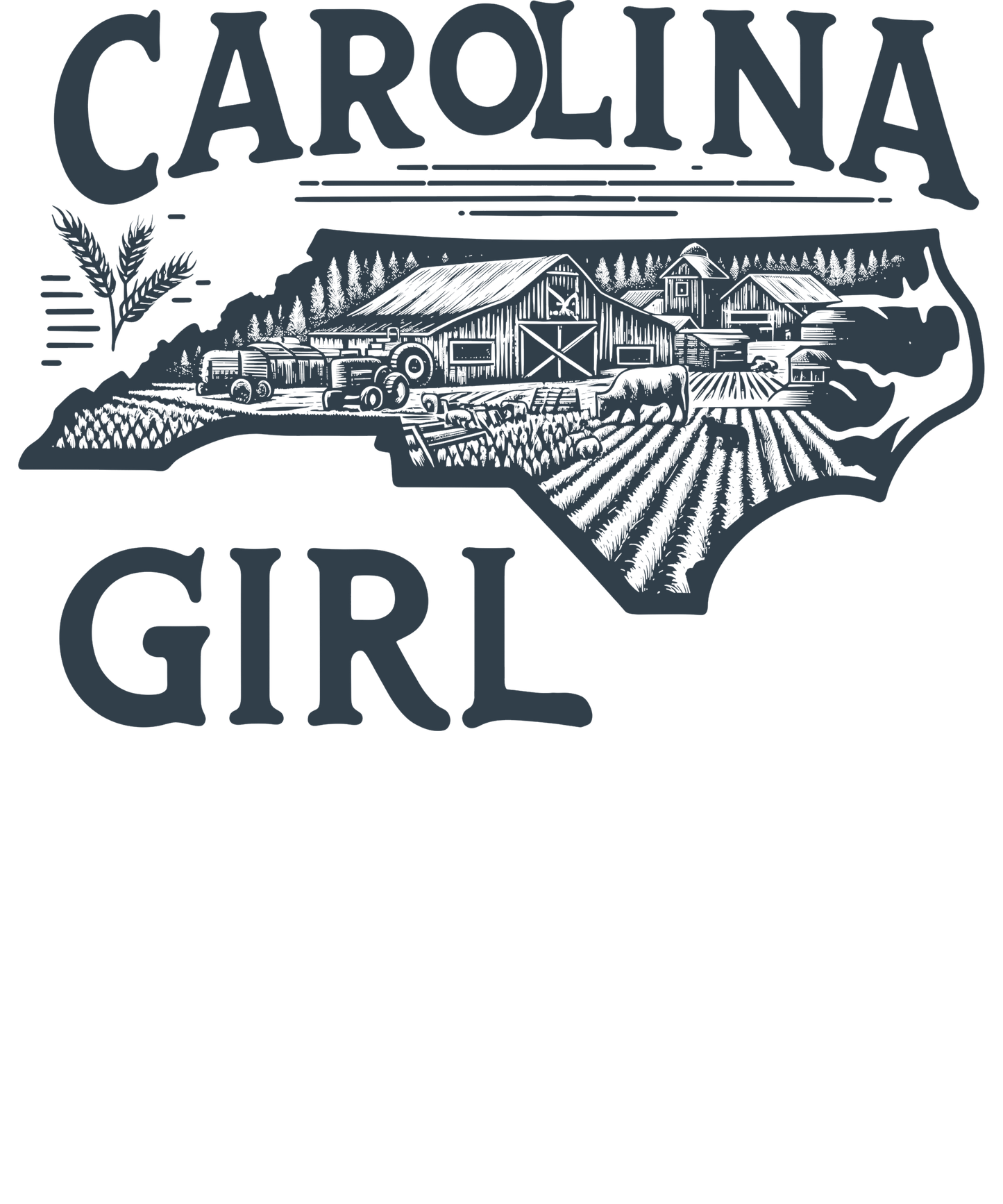 North Carolina Girl T-Shirt | Cool Souvenir Gift Tee