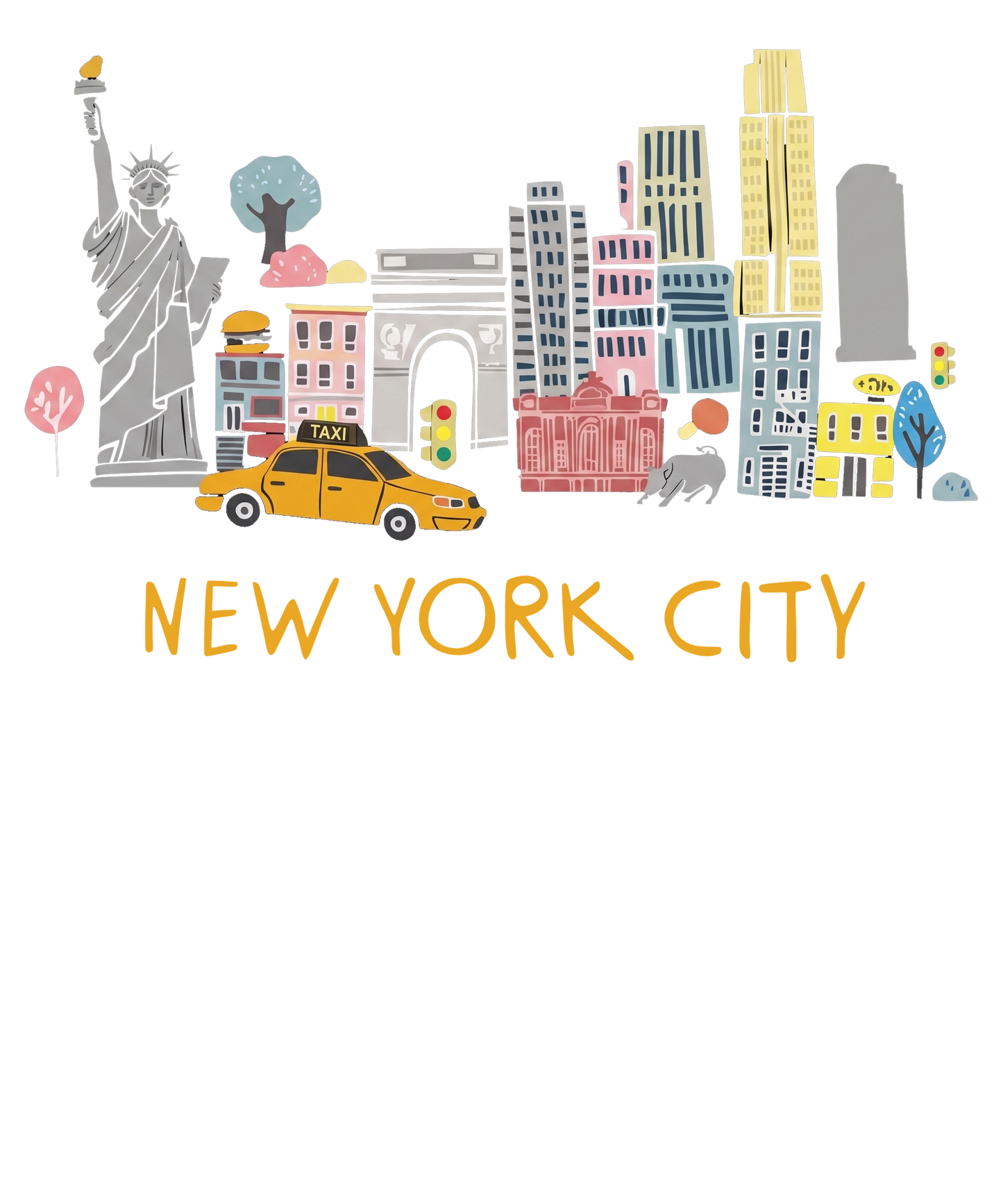 NYC Travel Souvenir T-Shirt | American Places Tee