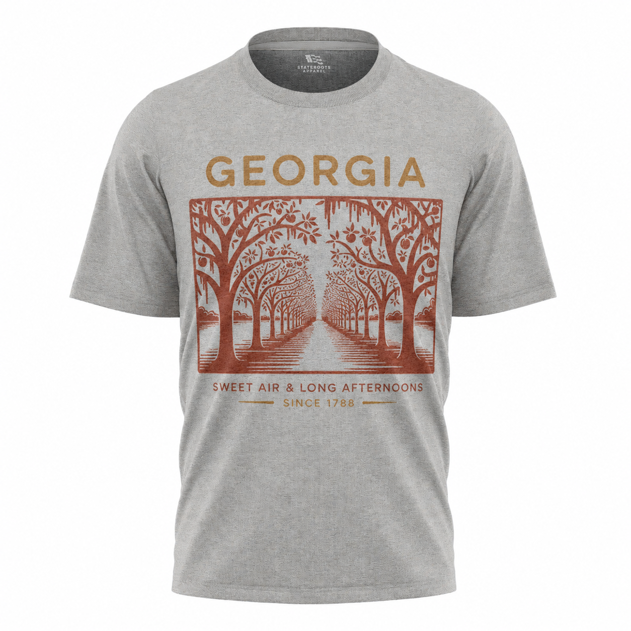 Georgia Oak Alley T-Shirt | Wormsloe Savannah Southern Vintage Tee