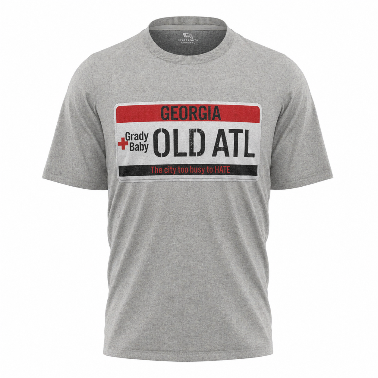Old ATL License Plate T-Shirt | Grady Baby Atlanta Georgia Native Tee