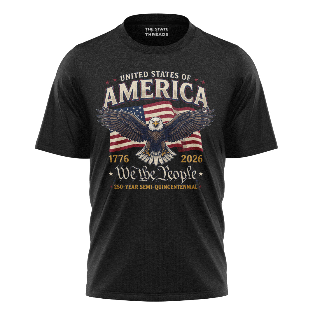 Retro USA 250th Anniversary T-Shirt | 1776-2026 Patriotic Tee
