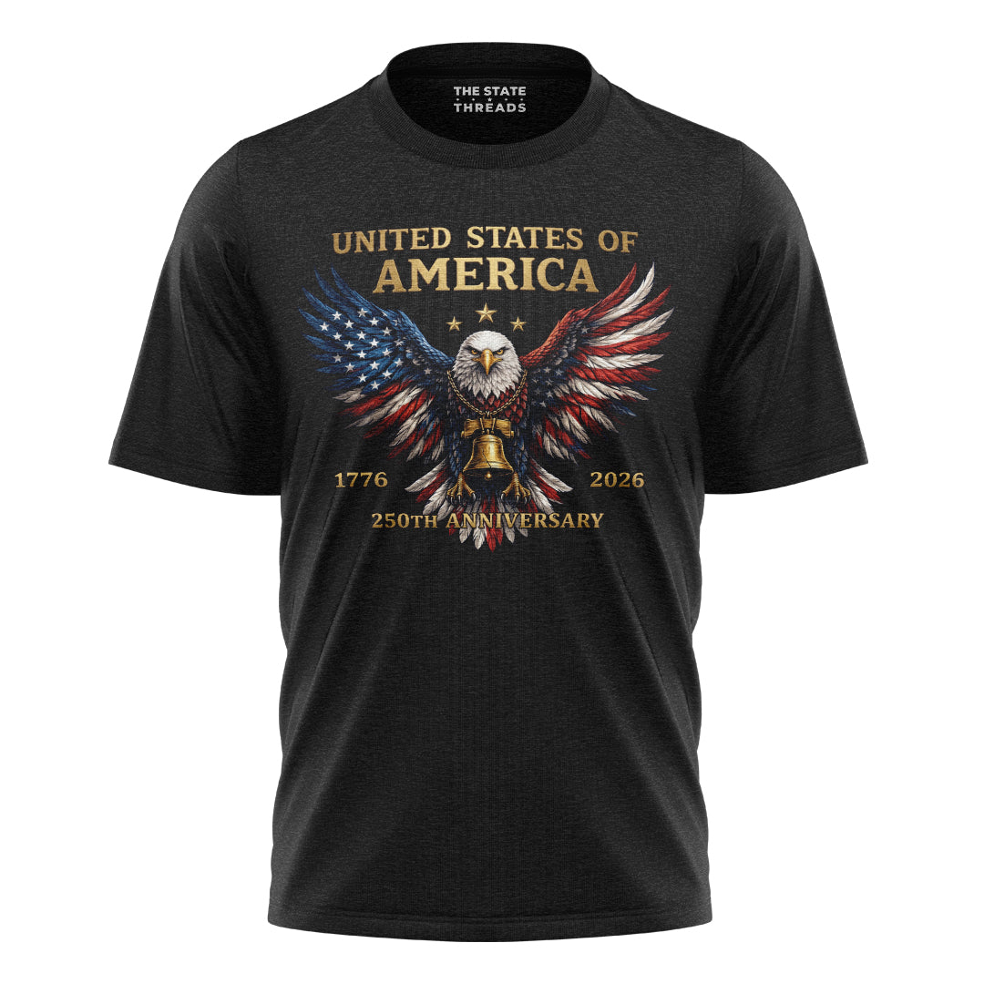 USA Patriotic Eagle T-Shirt | 1776-2026 250th Anniversary Tee
