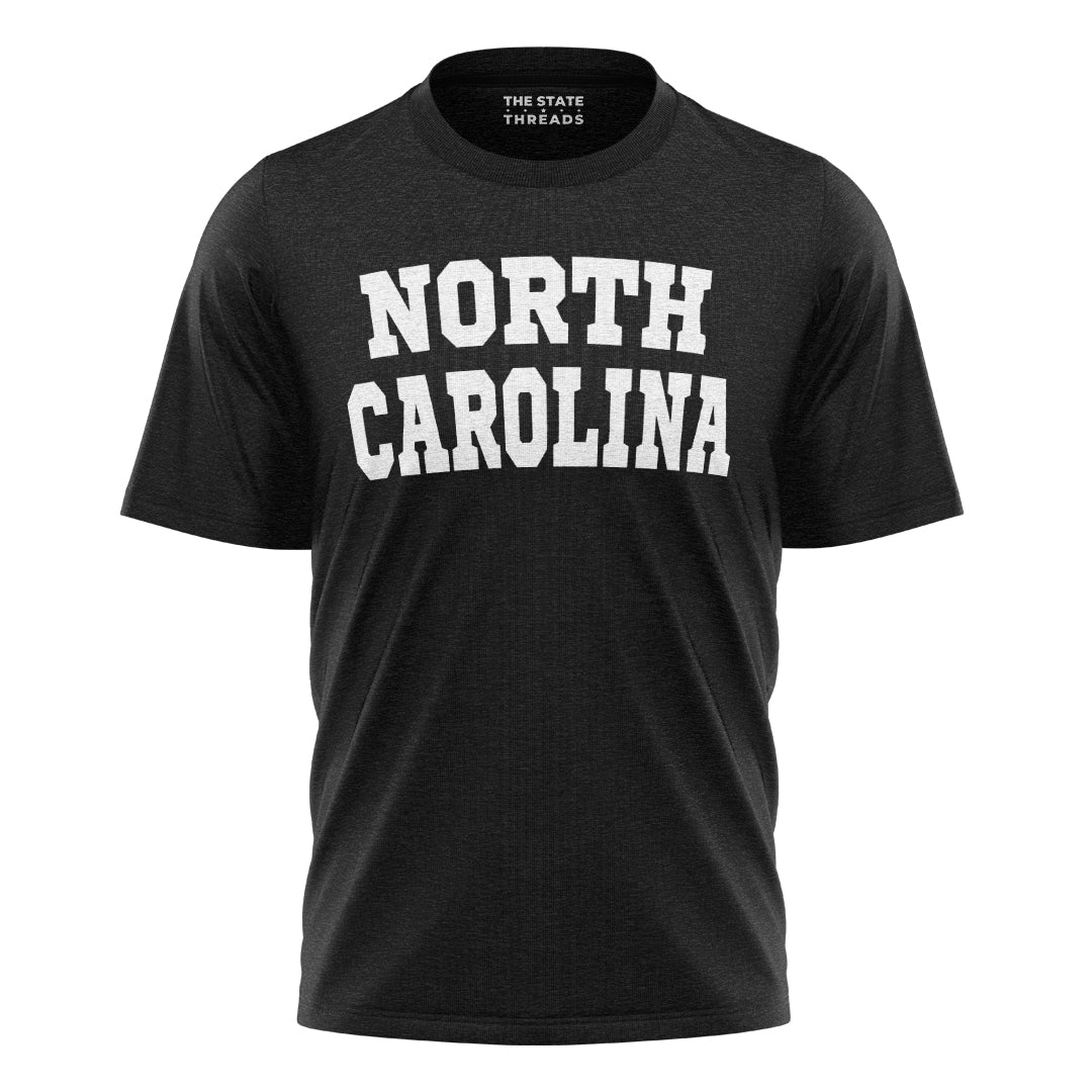 North Carolina Bold Lettering T-Shirt | Classic State Tee
