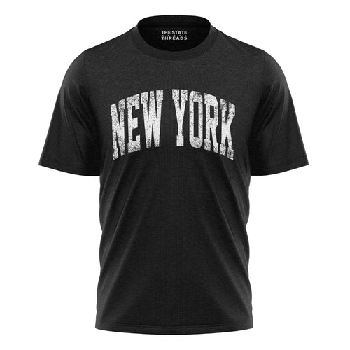 New York Vintage Lettering T-Shirt | NYC Souvenir Gift Tee