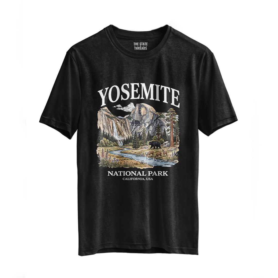 Yosemite National Park T-Shirt | 1776-2026 Retro Tee