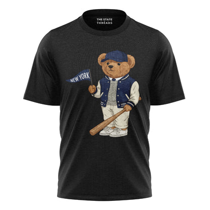 Baseball Bear NYC T-Shirt | Cute New York Sports Tee