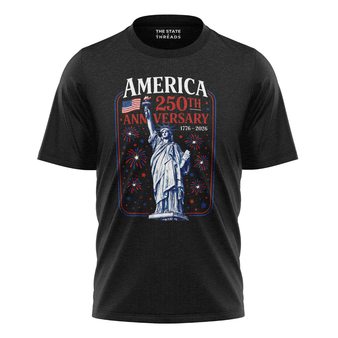 Statue of Liberty 250th Anniversary T-Shirt | Fireworks Tee
