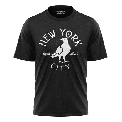 New York Dove Graphic T-Shirt | Bold Lettering Style Tee