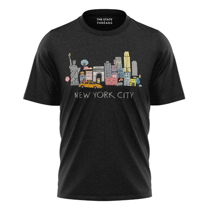 NYC Travel Souvenir T-Shirt | American Places Tee
