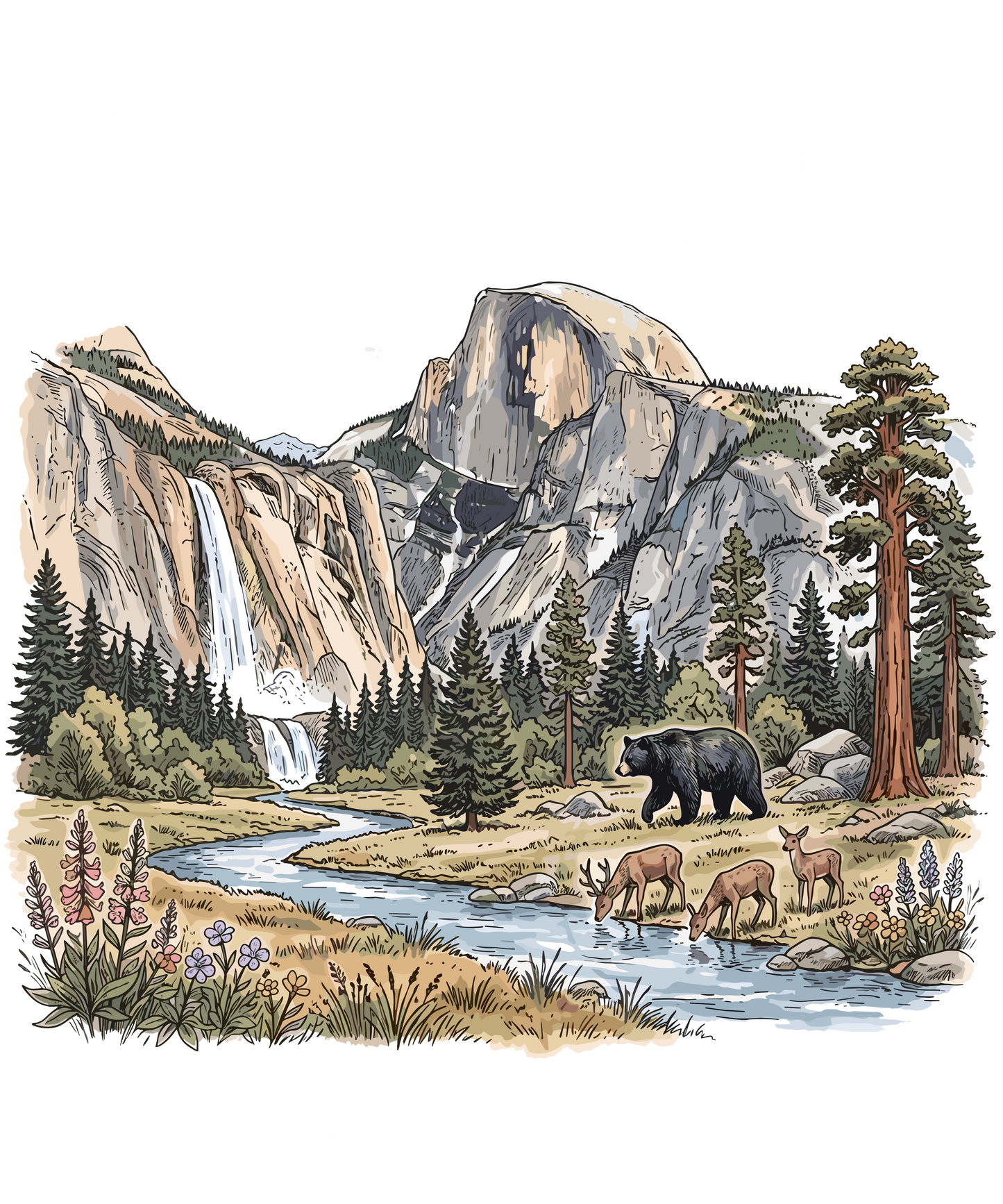 Yosemite National Park T-Shirt | 1776-2026 Retro Tee
