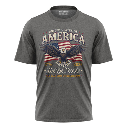 Retro USA 250th Anniversary T-Shirt | 1776-2026 Patriotic Tee