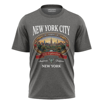 NYC Cartoon Style T-Shirt | Traditional Classic Tee