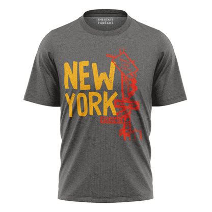 New York Gold Lettering T-Shirt | Bold Street Style Tee