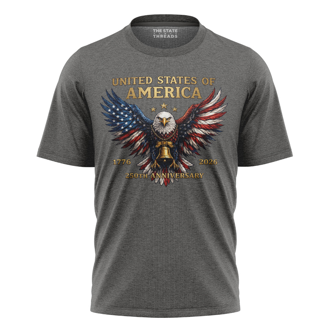 USA Patriotic Eagle T-Shirt | 1776-2026 250th Anniversary Tee