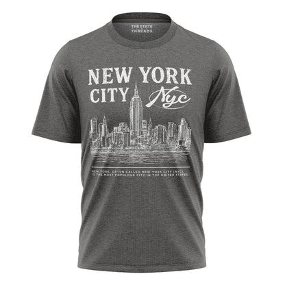 New York Heart T-Shirt | Trendy Commemorative Souvenir Tee