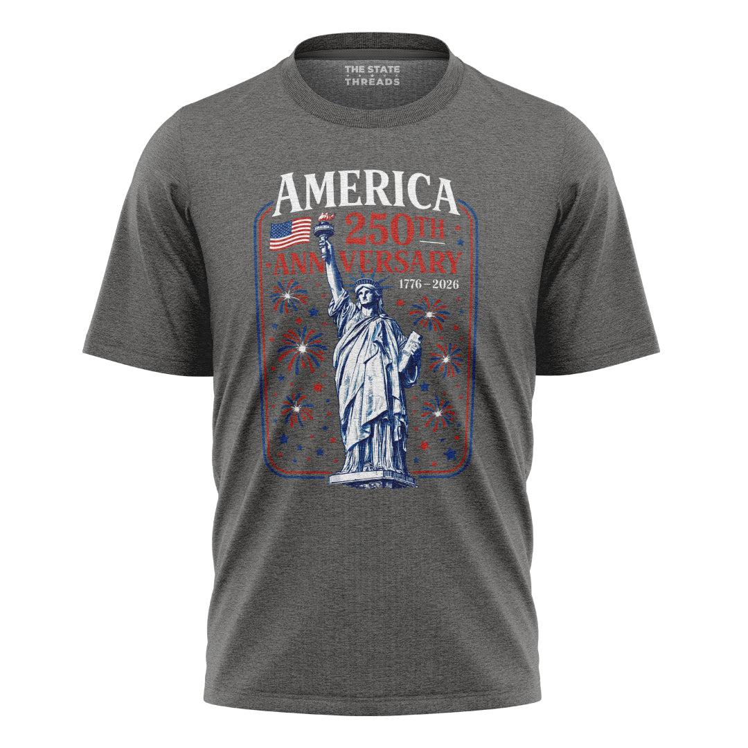 Statue of Liberty 250th Anniversary T-Shirt | Fireworks Tee