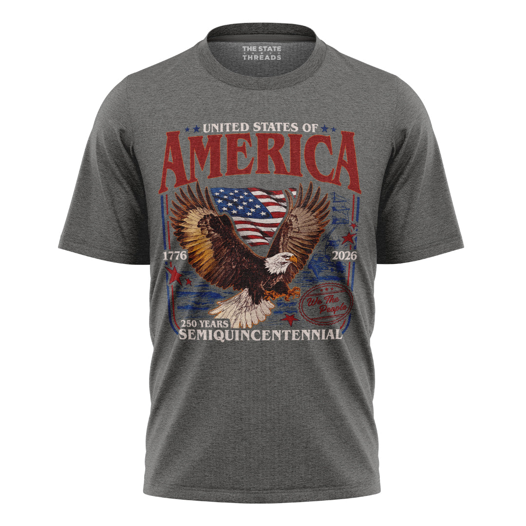 Happy 250th Birthday USA T-Shirt | 1776-2026 Retro Tee
