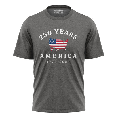 USA Map 250th Anniversary T-Shirt | American Independence Tee