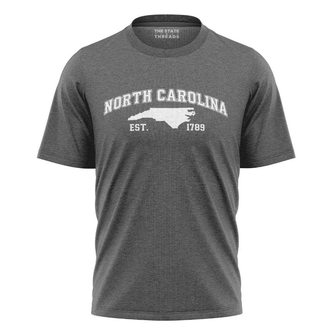 North Carolina City Map T-Shirt | Commemorative Souvenir Tee