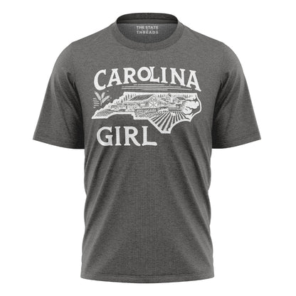 North Carolina Girl T-Shirt | Cool Souvenir Gift Tee