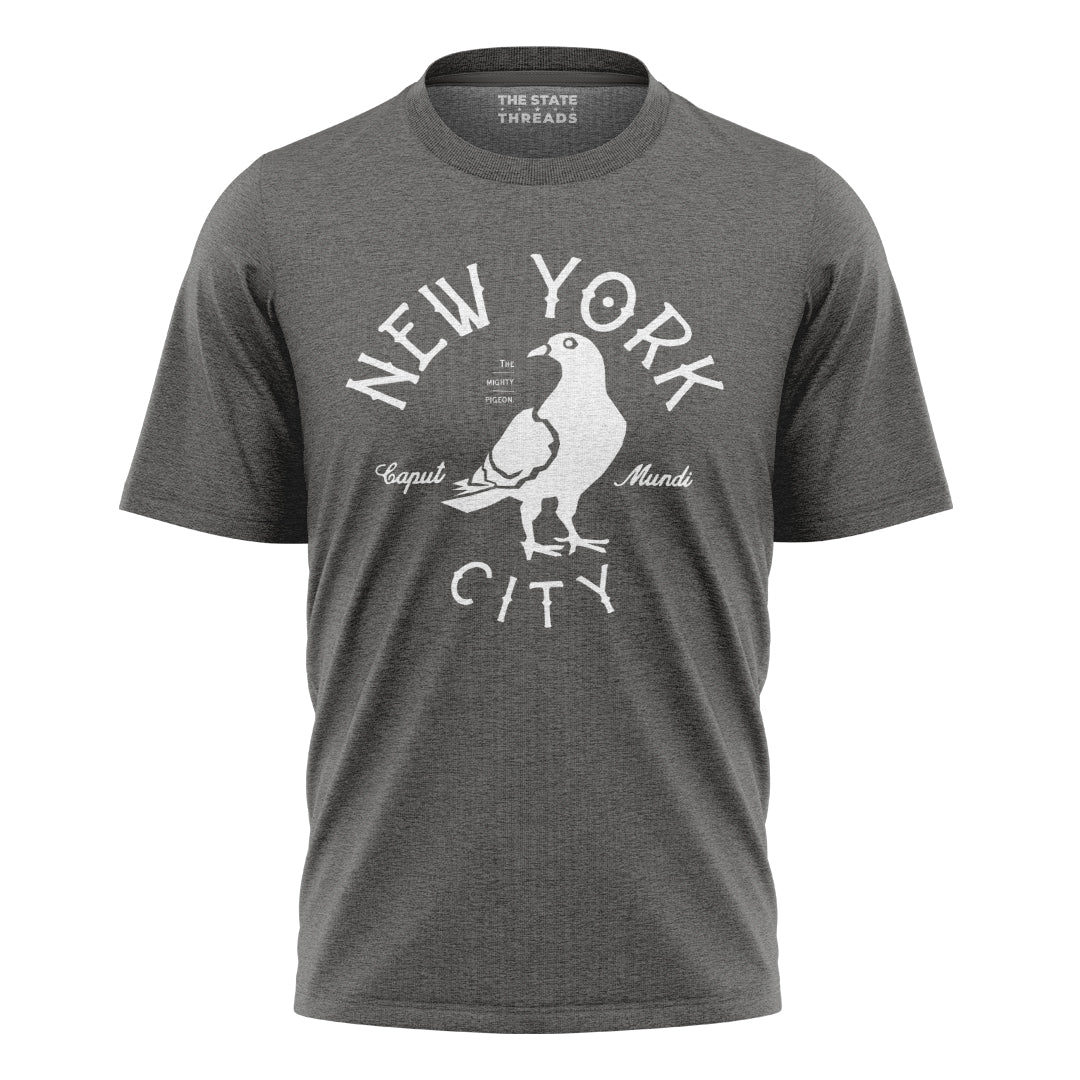 NYC Mighty Pigeon T-Shirt | Caput Mundi New York Funny Tee