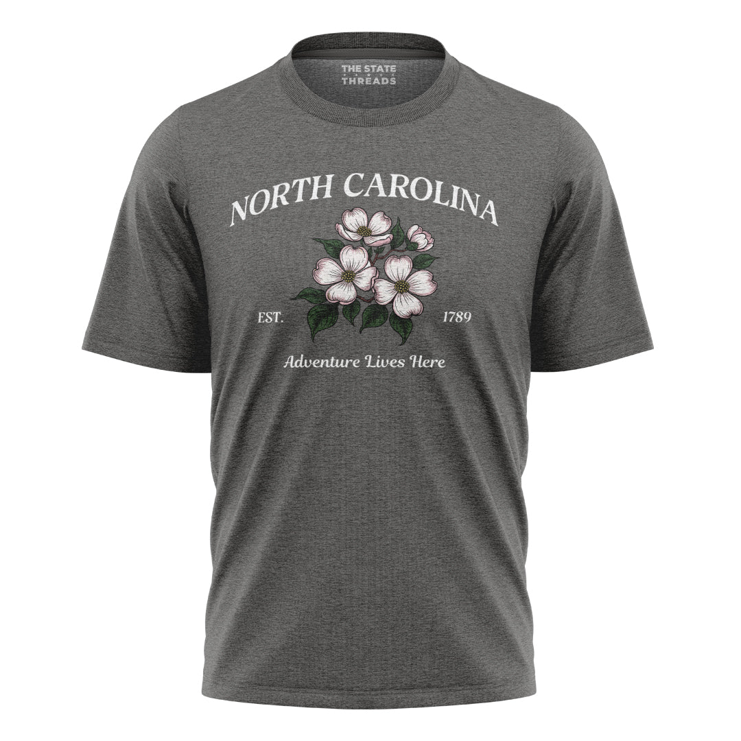 North Carolina Adventure T-Shirt | Beautiful Floral Tee