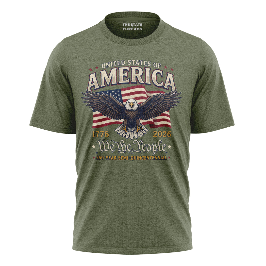 Retro USA 250th Anniversary T-Shirt | 1776-2026 Patriotic Tee
