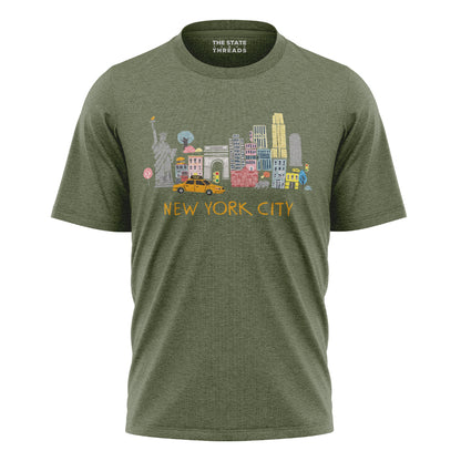 NYC Travel Souvenir T-Shirt | American Places Tee