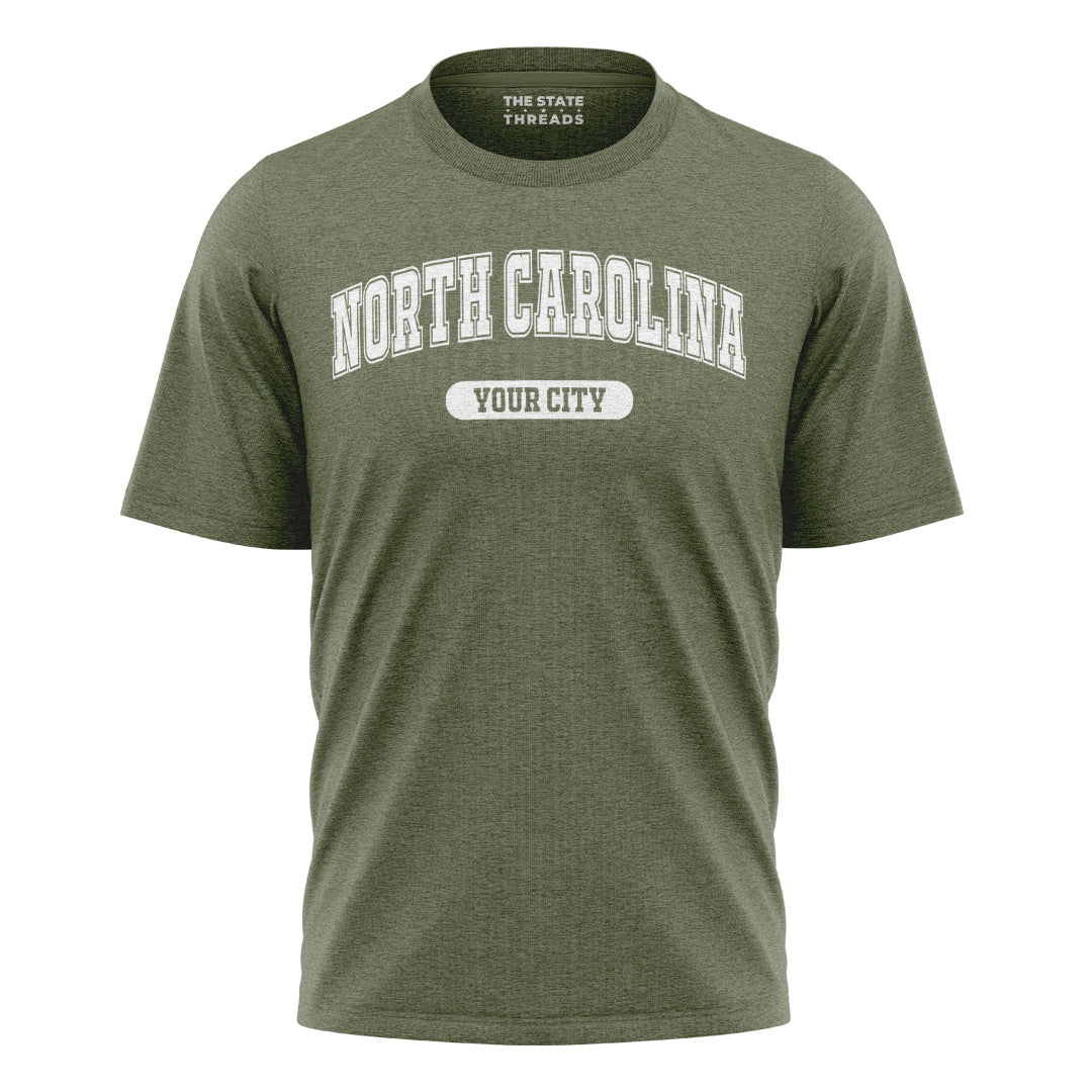 North Carolina Modern T-Shirt | Trendy City Print Tee