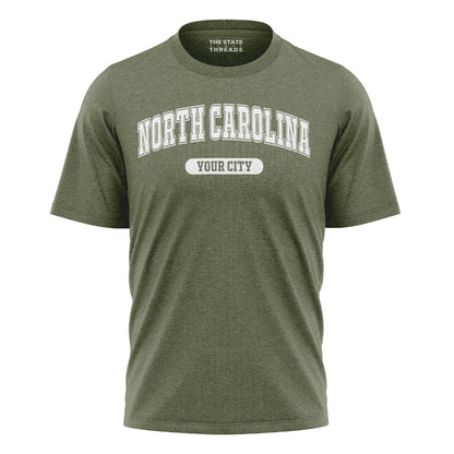 North Carolina Modern T-Shirt | Trendy City Print Tee