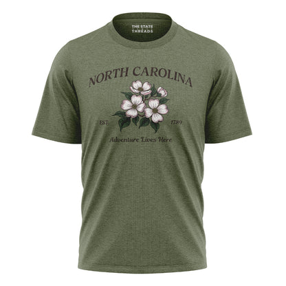 North Carolina Adventure T-Shirt | Beautiful Floral Tee