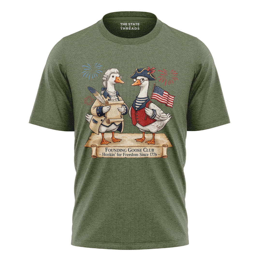 Founding Ducks 1776 T-Shirt | Funny Independence Day Tee