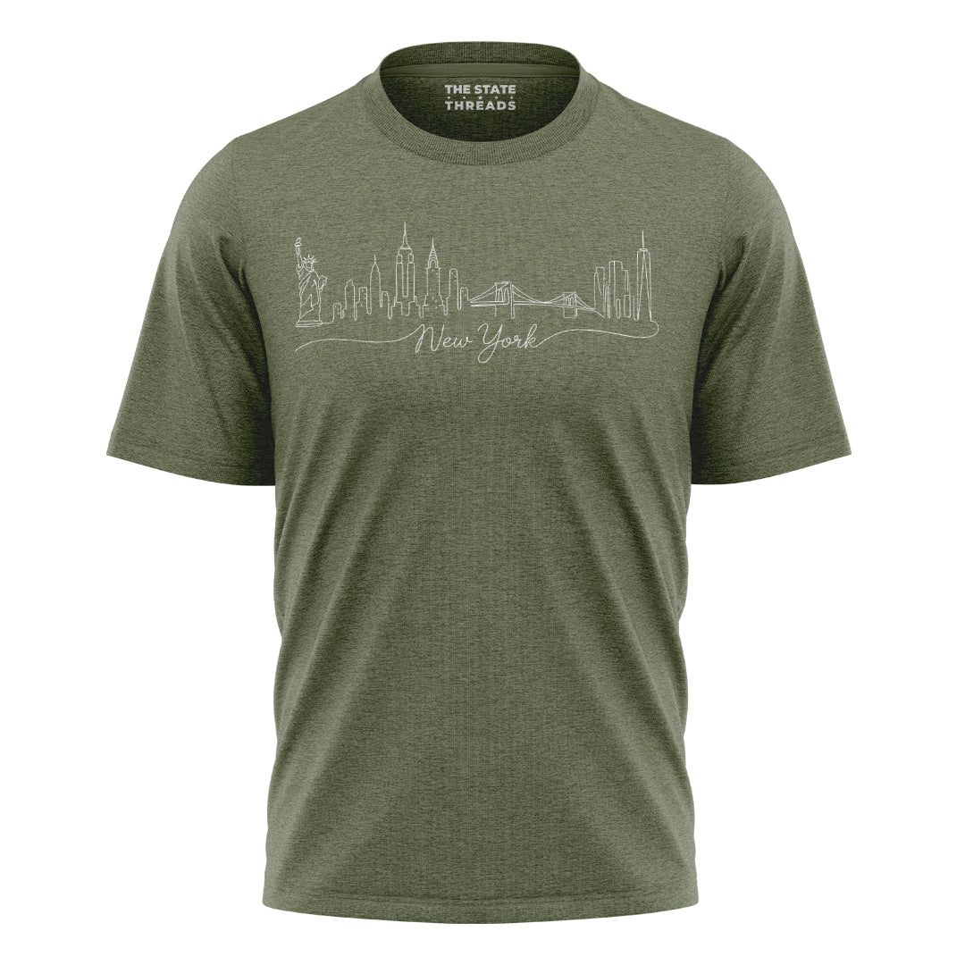 Classic Cool New York T-Shirt | Simple NYC Basic Tee
