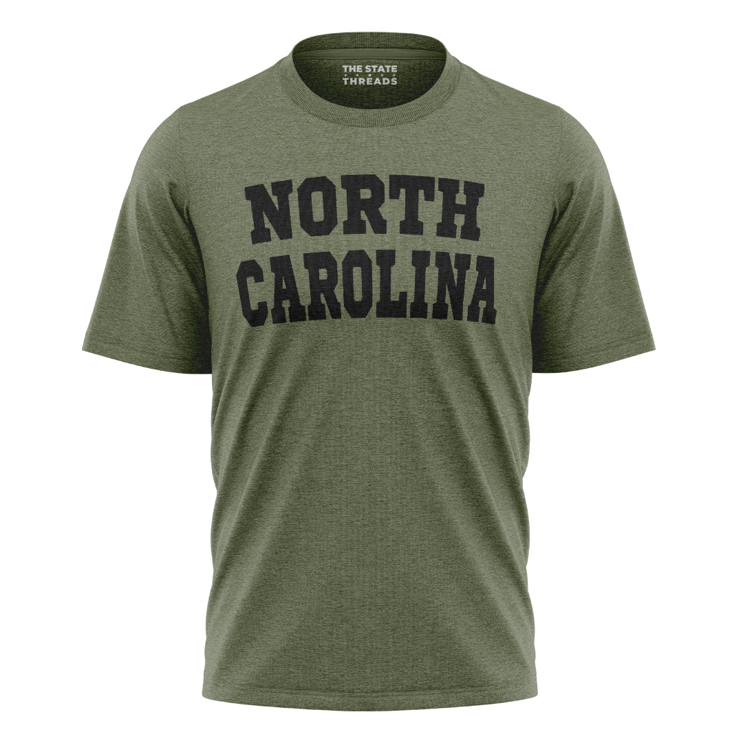 North Carolina Bold Lettering T-Shirt | Classic State Tee