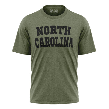 North Carolina Bold Lettering T-Shirt | Classic State Tee