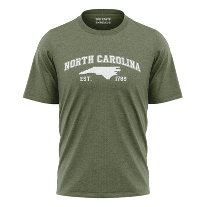 North Carolina City Map T-Shirt | Commemorative Souvenir Tee