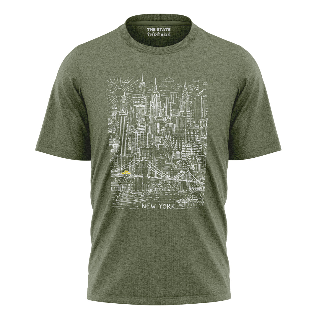 New York Classic City T-Shirt | NYC Souvenir Mystery Tee