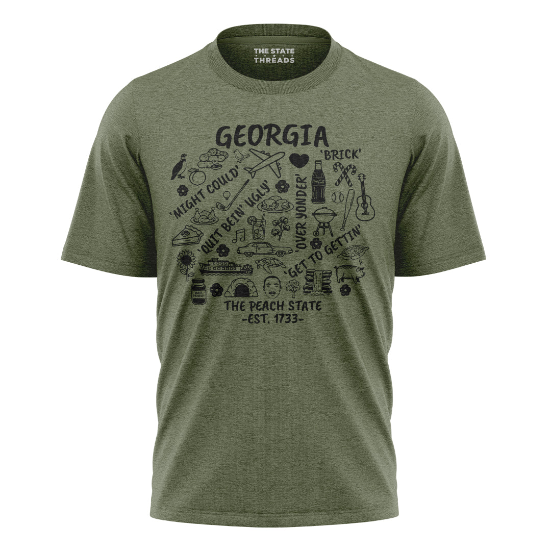 Georgia Signature T-Shirt | Atlanta Classic State Tee