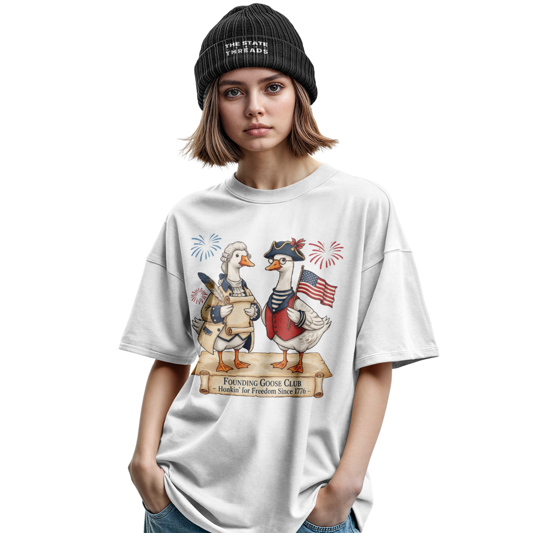Founding Ducks 1776 T-Shirt | Funny Independence Day Tee