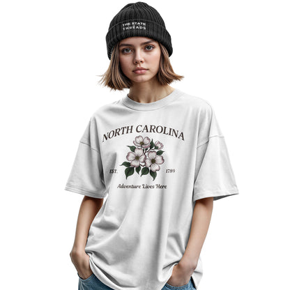 North Carolina Adventure T-Shirt | Beautiful Floral Tee