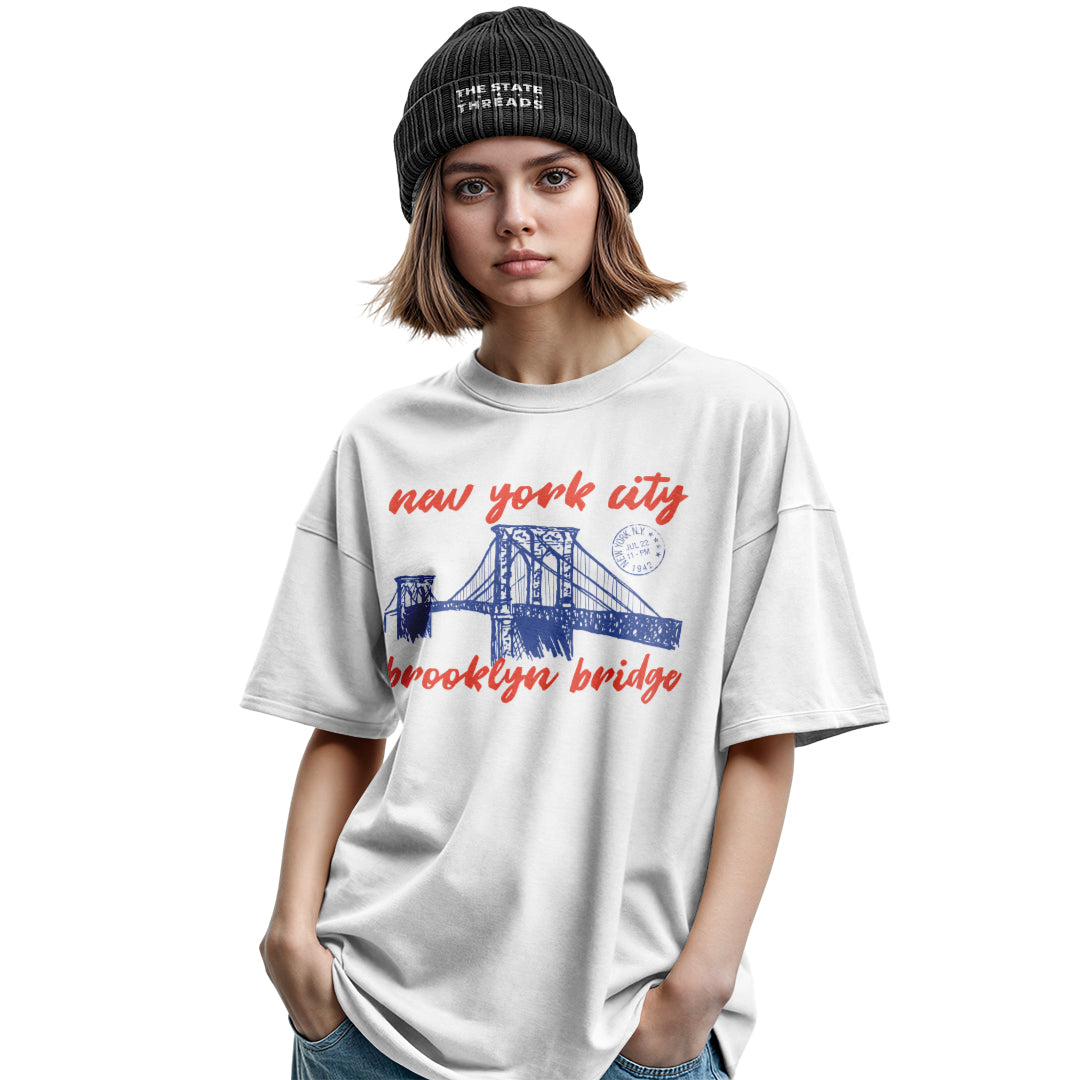 Vintage Brooklyn Bridge T-Shirt | NYC Streetwear Tee