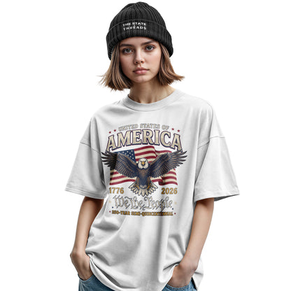 Retro USA 250th Anniversary T-Shirt | 1776-2026 Patriotic Tee