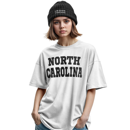 North Carolina Bold Lettering T-Shirt | Classic State Tee