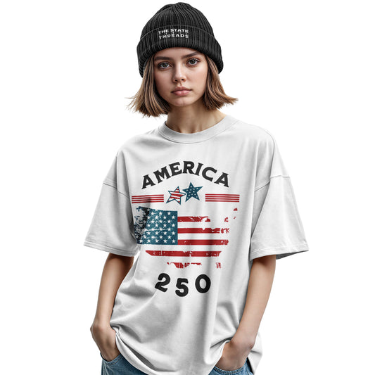 America Map 250 Years T-Shirt | Independence Day Tee