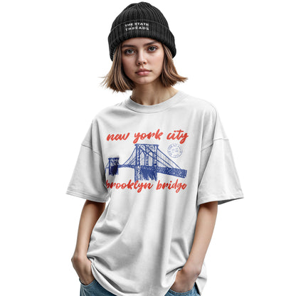 Brooklyn Bridge Commemorative T-Shirt | NYC Travel Tee
