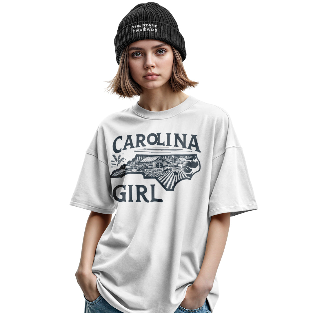 North Carolina Girl T-Shirt | Cool Souvenir Gift Tee