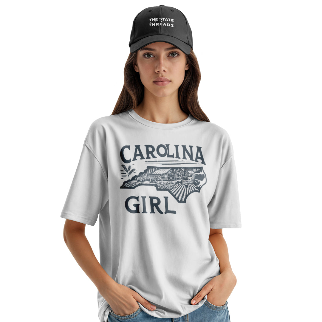 North Carolina Girl T-Shirt | Cool Souvenir Gift Tee
