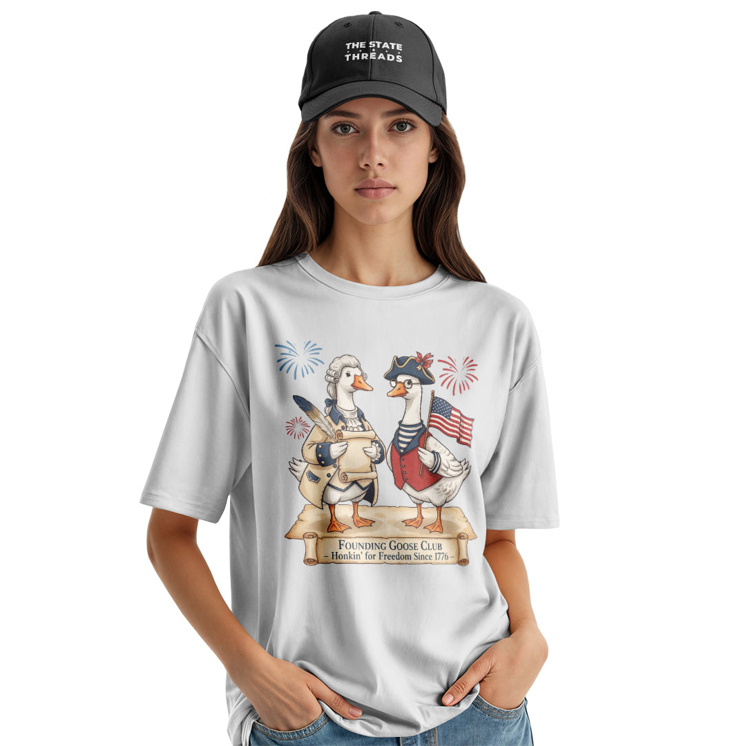 Founding Ducks 1776 T-Shirt | Funny Independence Day Tee