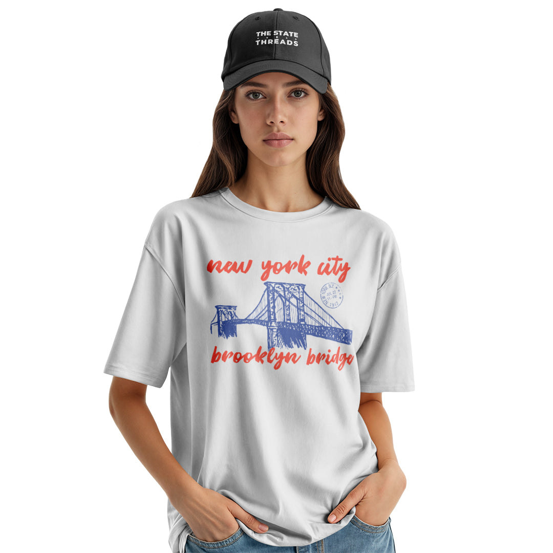 Vintage Brooklyn Bridge T-Shirt | NYC Streetwear Tee